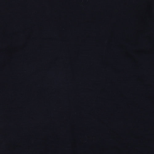 Straven Womens Blue V-Neck  Wool Cardigan Jumper Size M