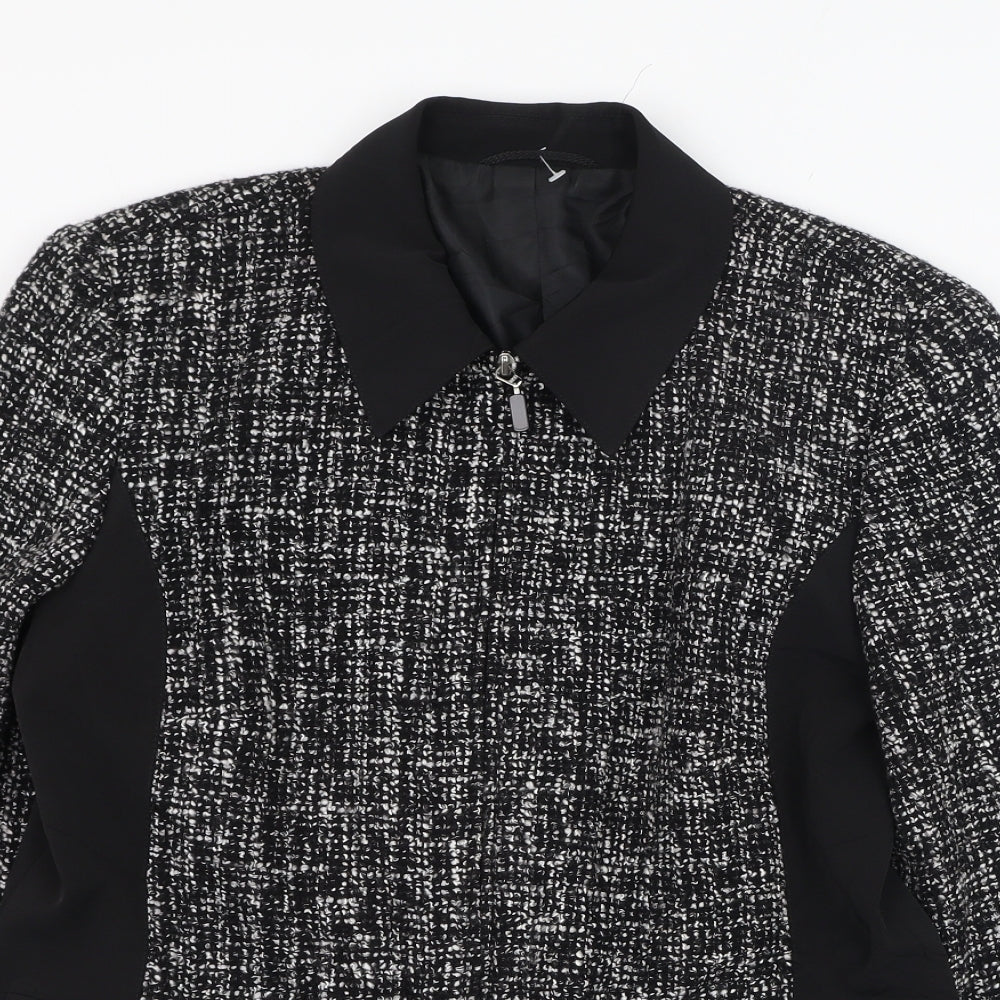 Preworn Womens Black   Jacket  Size 12  Zip