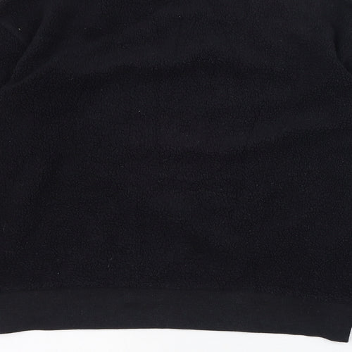 Topshop Womens Black  Polyester Pullover Sweatshirt Size 8  Pullover - California Surfing Association
