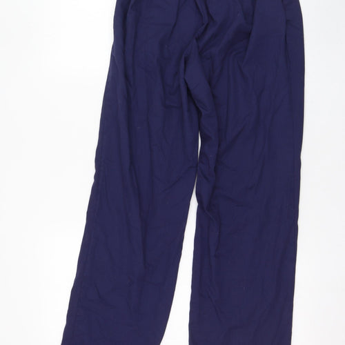 Boyd Cooper Womens Blue  Polyester Trousers  Size 12 L29 in Regular