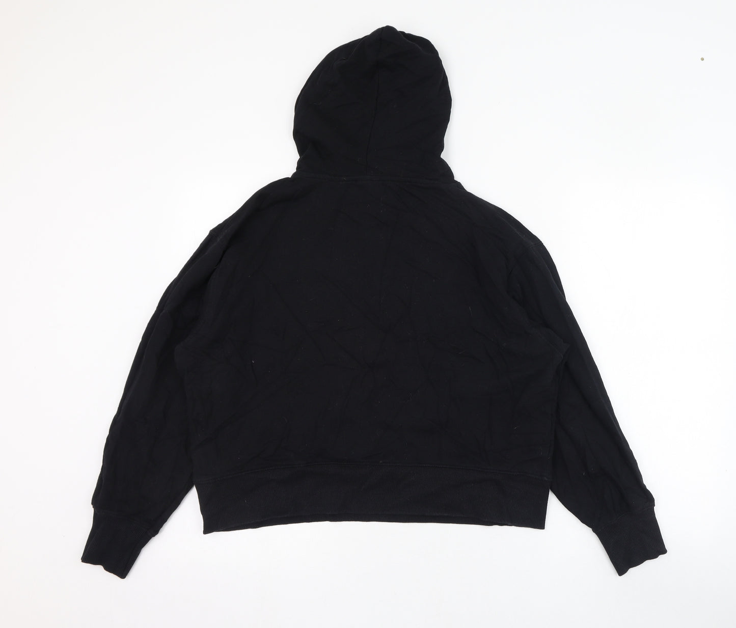 New Look Womens Black  Cotton Pullover Hoodie Size S  Pullover - USA