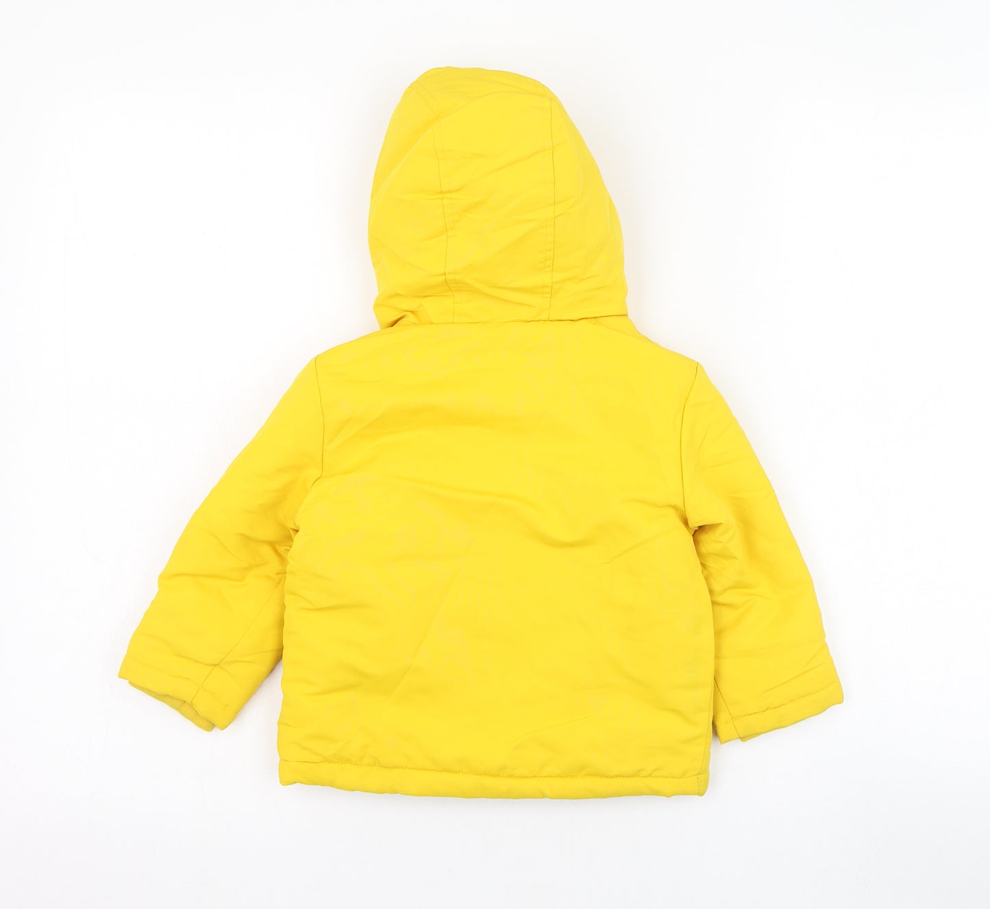 Primark Boys Yellow   Rain Coat Coat Size 12-18 Months   Zip