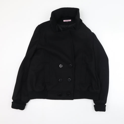 Paraphrase Womens Black   Jacket Coat Size 16  Button