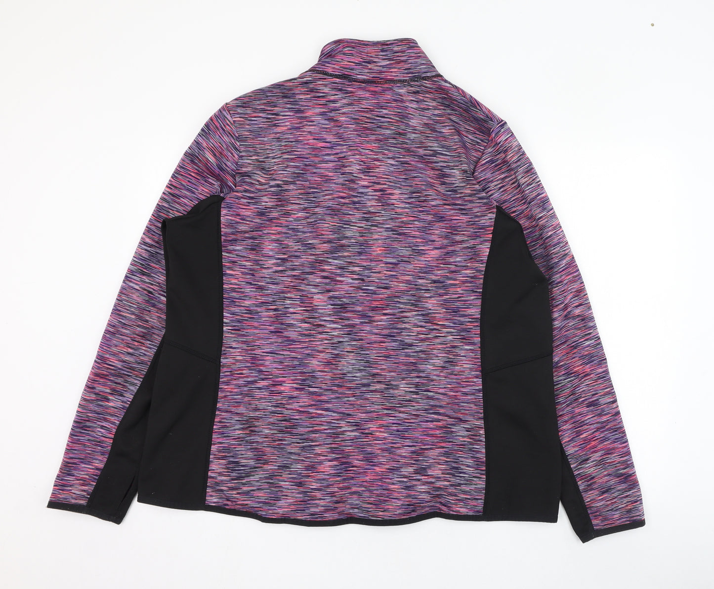 Dunnes Stores Womens Pink  Polyester Full Zip Sweatshirt Size XL  Zip
