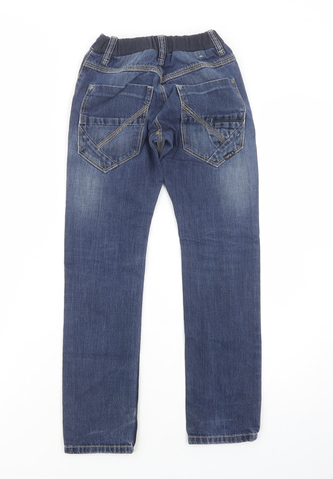 name it Boys Blue  Cotton Skinny Jeans Size 9 Months  Regular Button