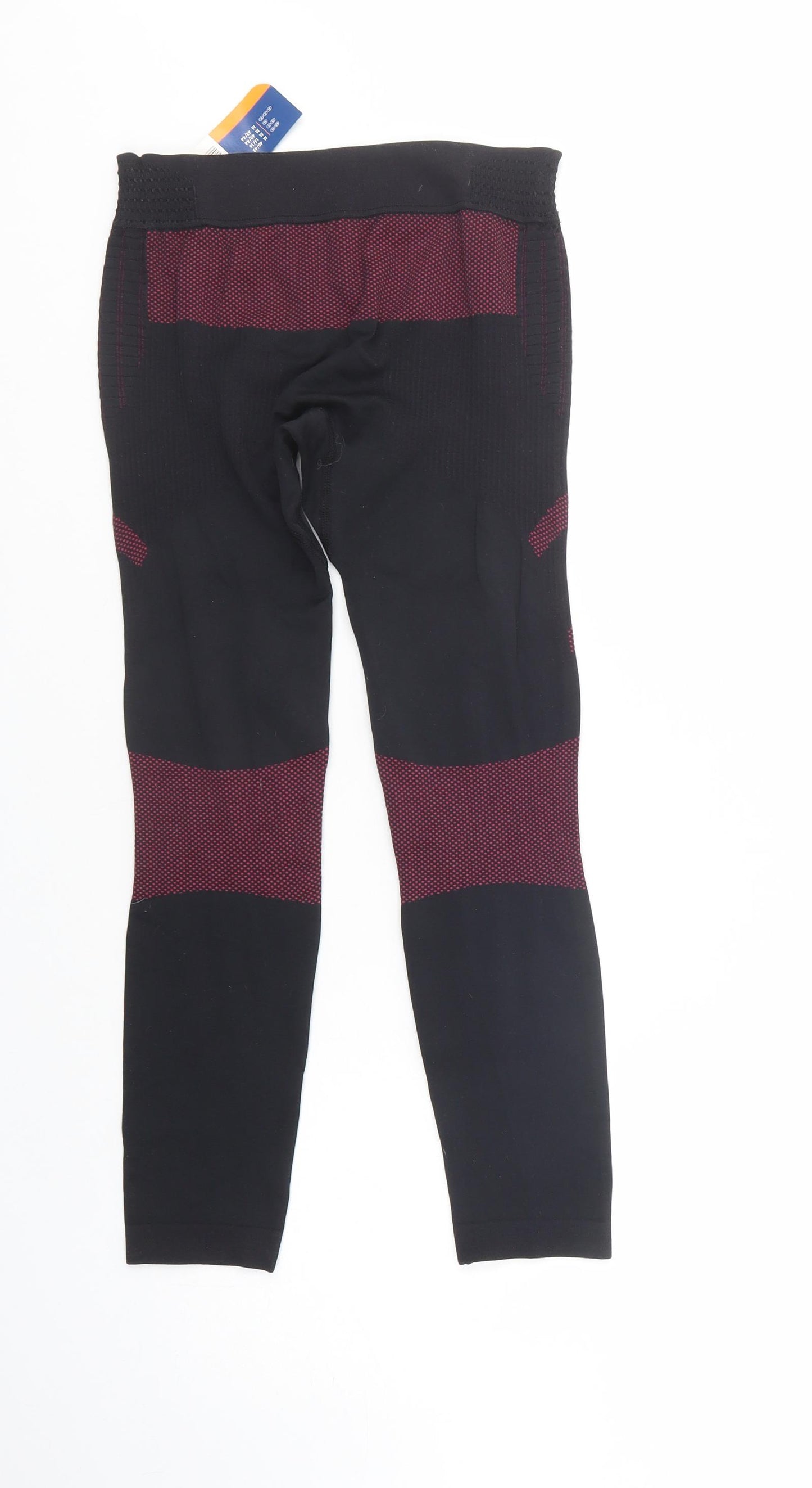Crivit Womens Black  Polyamide Compression Leggings Size M L24 in Regular
