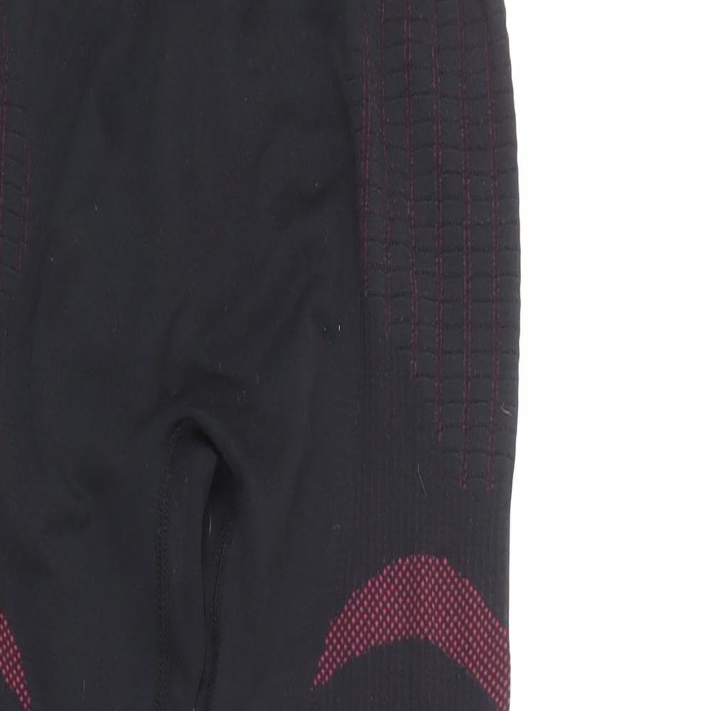 Crivit Womens Black  Polyamide Compression Leggings Size M L24 in Regular