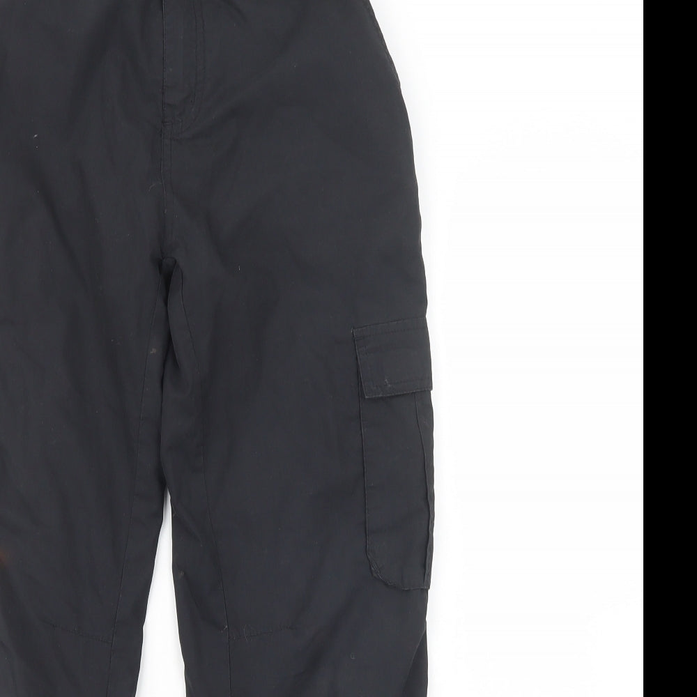Mountain Warehouse Boys Blue  Polyester Snow Pants Trousers Size 11-12 Years  Regular Snap