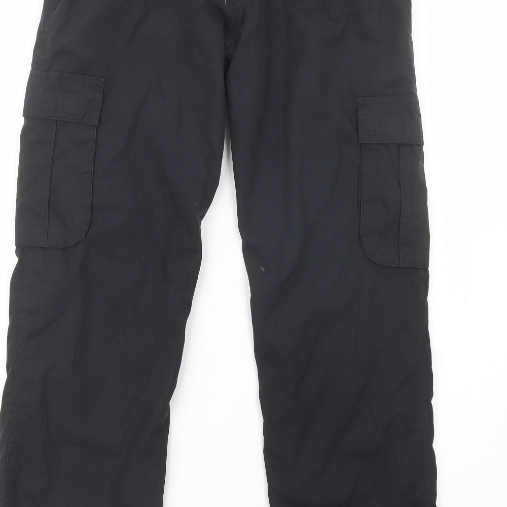 Mountain Warehouse Boys Blue  Polyester Snow Pants Trousers Size 11-12 Years  Regular Snap
