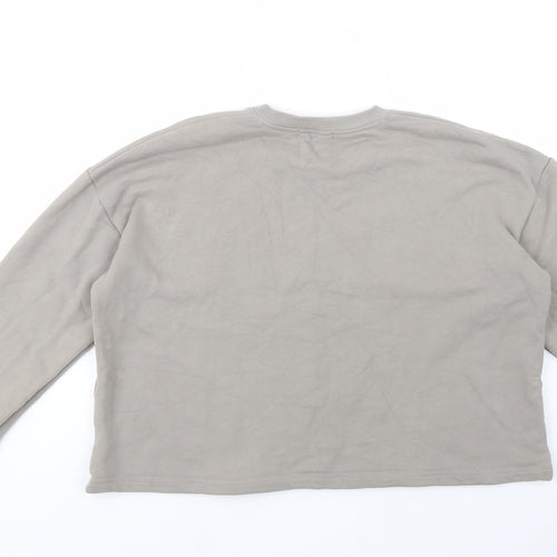 Another Version Womens Grey  Cotton Pullover Sweatshirt Size L  Pullover