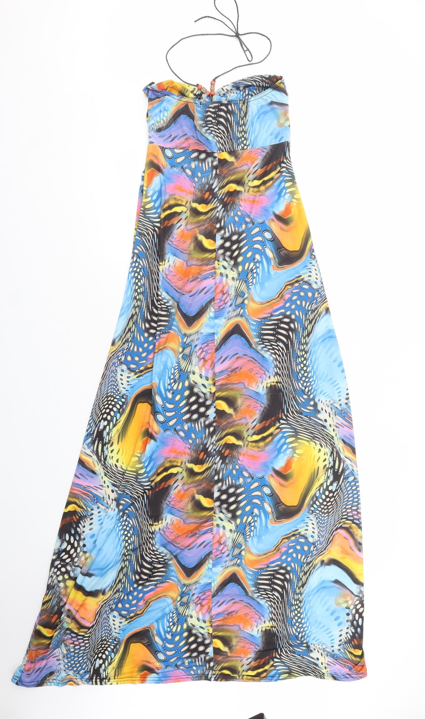 Quiz Womens Multicoloured Geometric Polyester Maxi  Size 10  Sweetheart Pullover