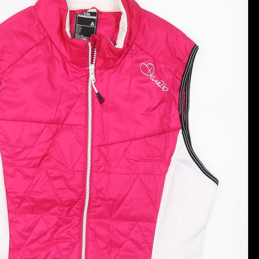 Dare 2B Womens Pink   Gilet Coat Size 14  Zip