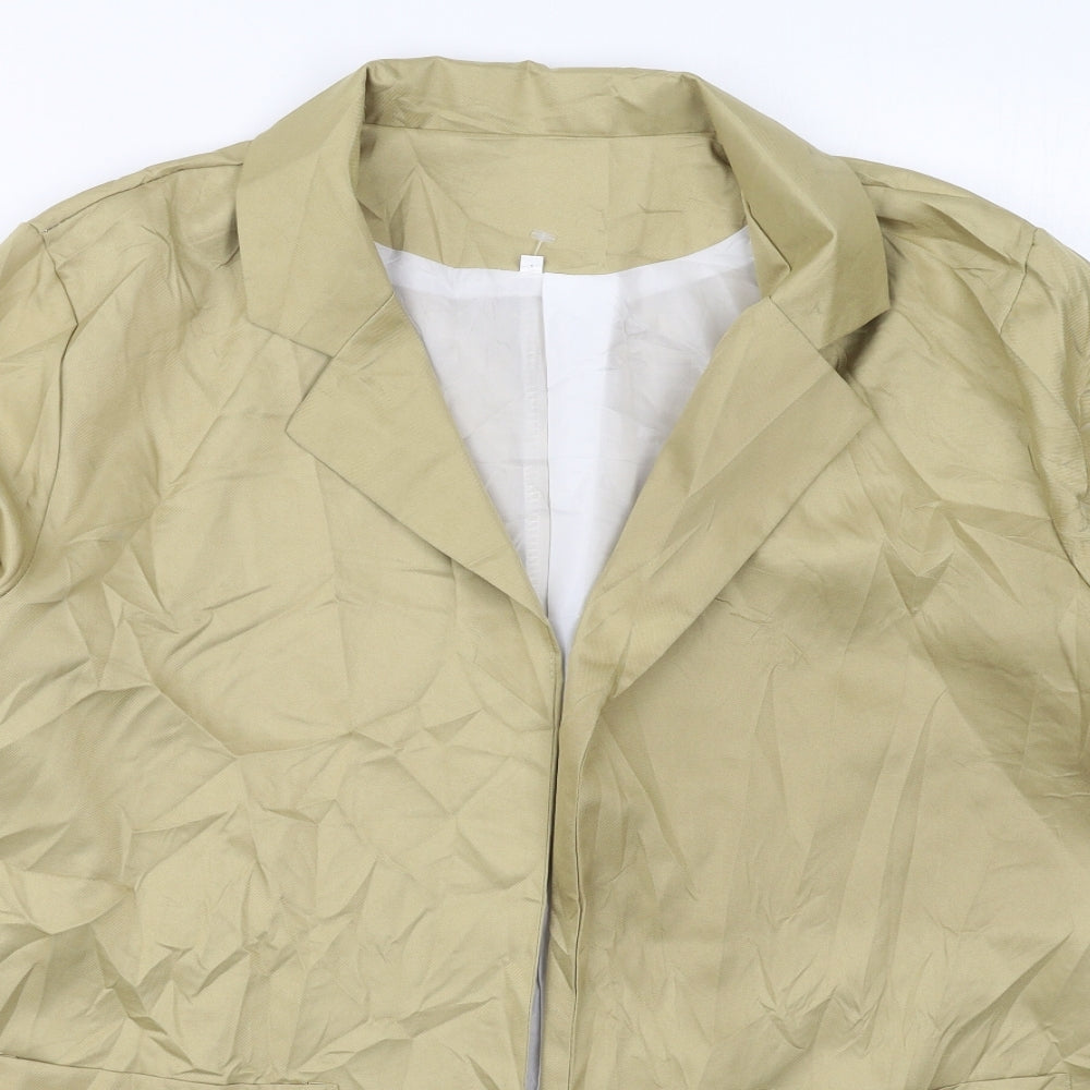 Preworn Womens Beige   Jacket  Size 4XL