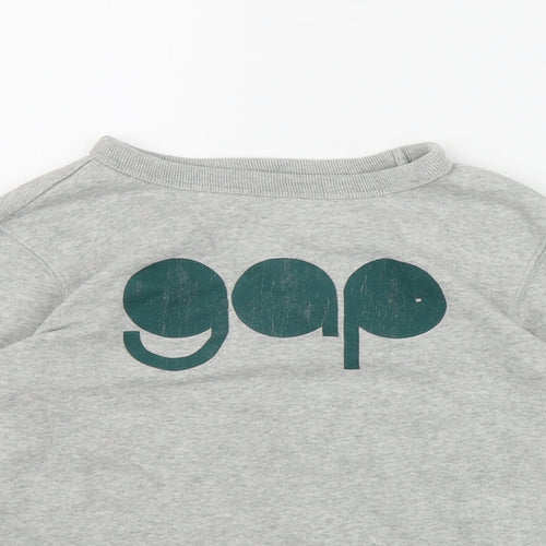 Gap Boys Grey  Cotton Pullover Sweatshirt Size 6-7 Years  Pullover