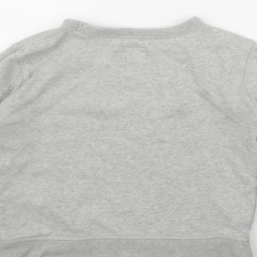 Gap Boys Grey  Cotton Pullover Sweatshirt Size 6-7 Years  Pullover
