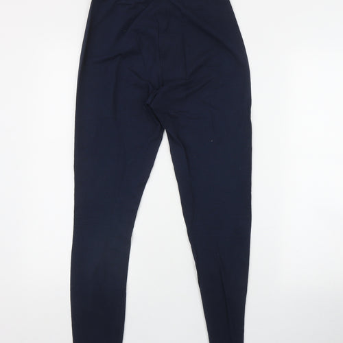 Primark Womens Blue  Cotton Jogger Leggings Size 10 L27 in
