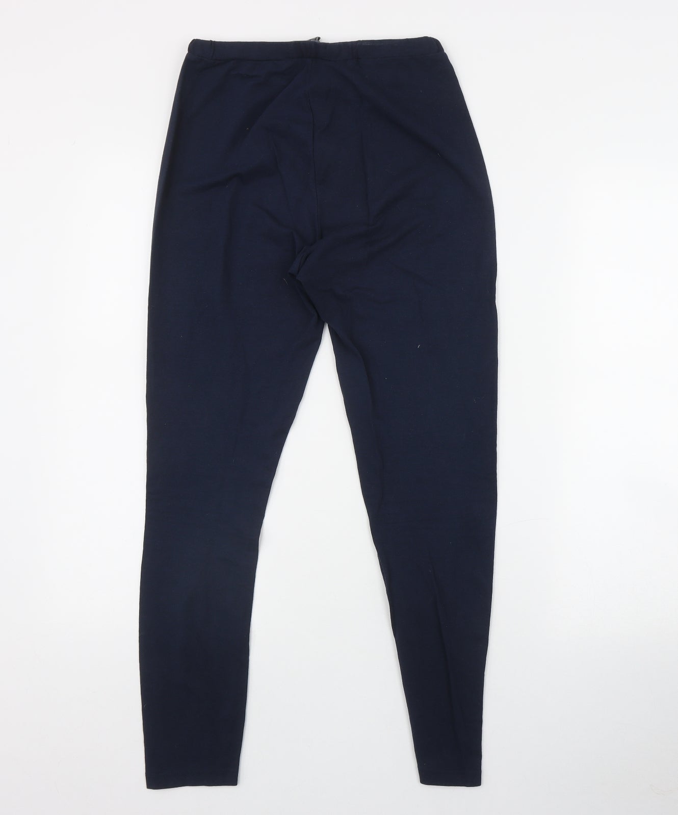 Primark Womens Blue  Cotton Jogger Leggings Size 10 L27 in