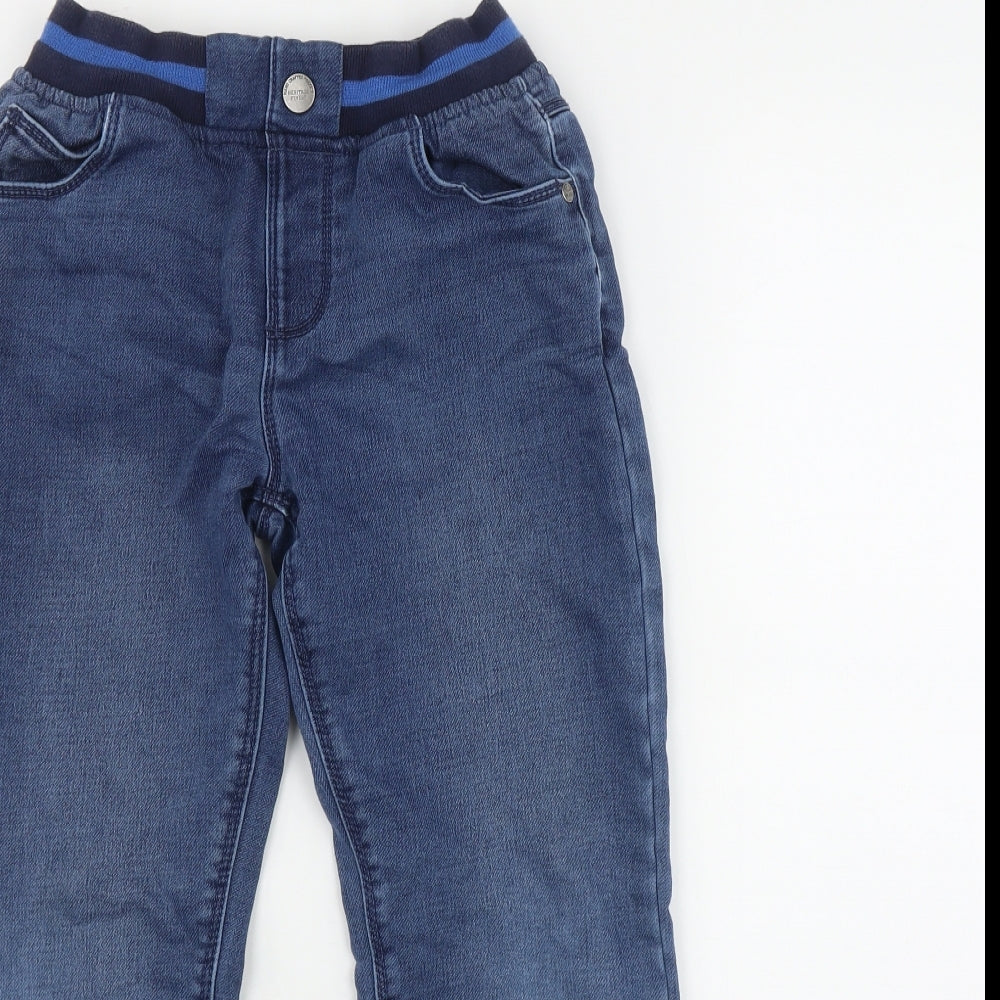 Dunnes Stores Boys Blue  Cotton Straight Jeans Size 9 Months  Regular Pullover