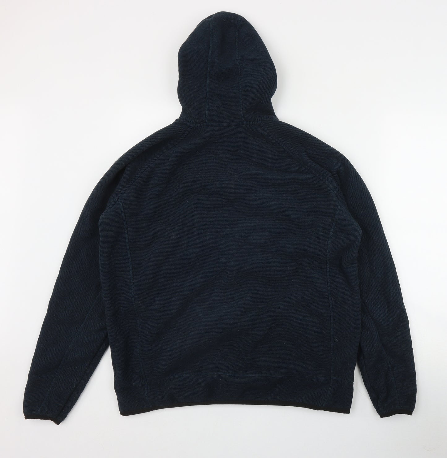 Kensington Mens Blue  Polyester Full Zip Hoodie Size L