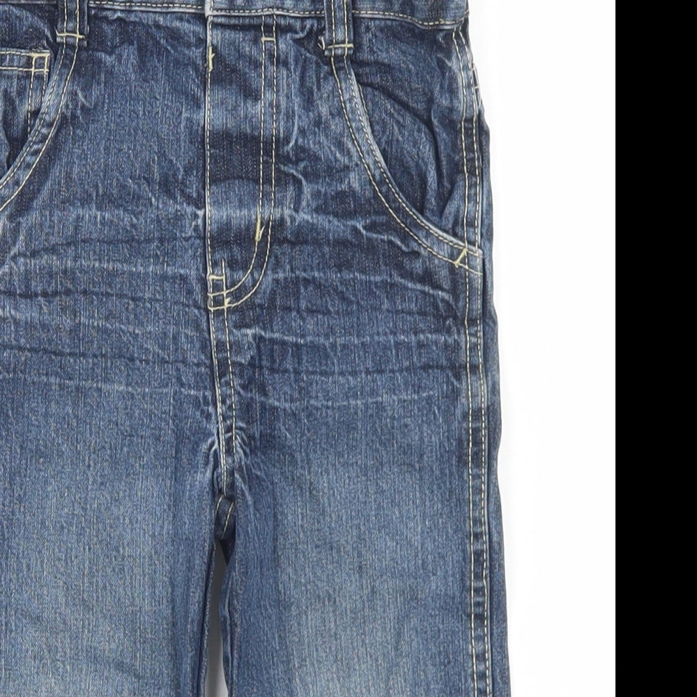 Cherokee Boys Blue  Cotton Capri Jeans Size 18-24 Months  Button