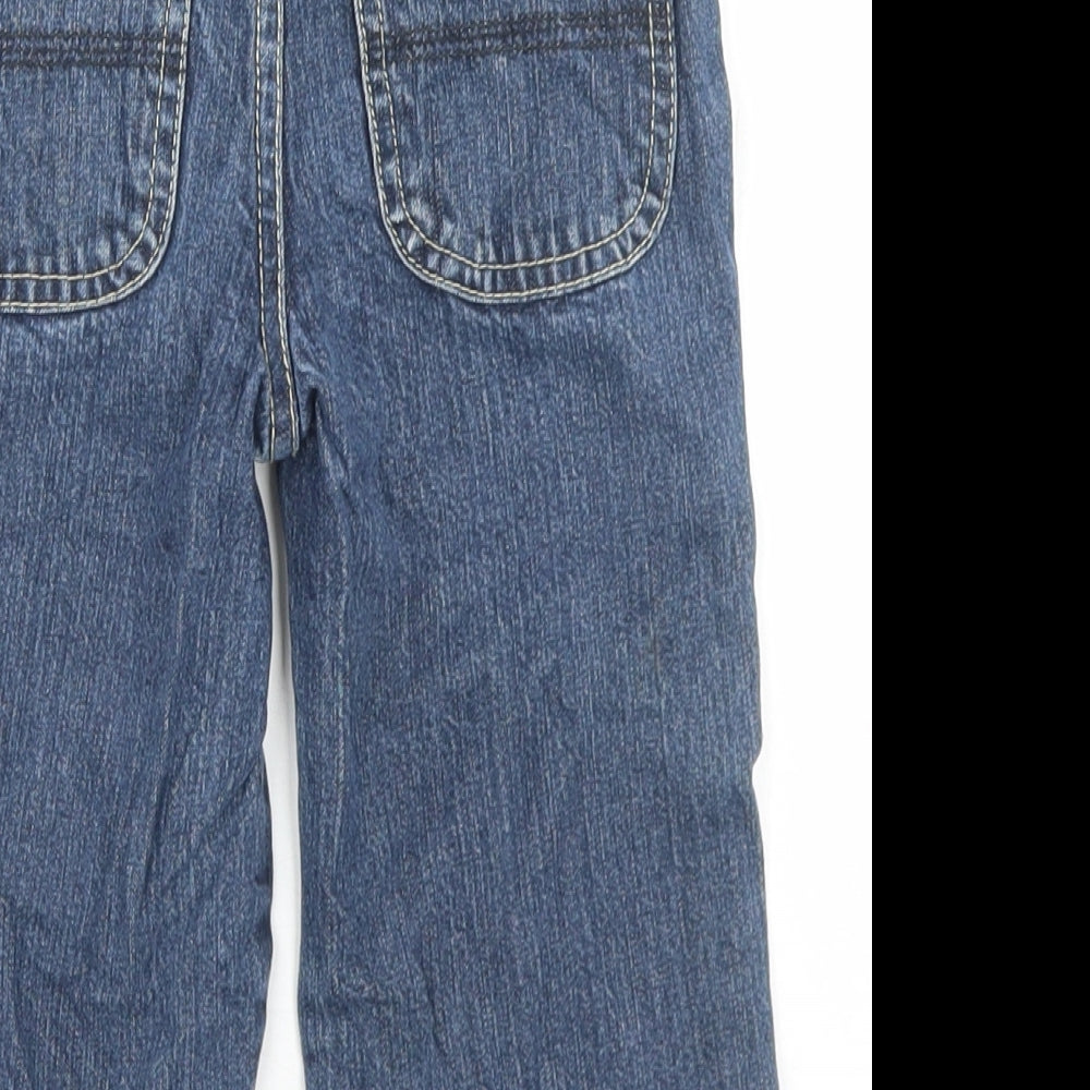 Cherokee Boys Blue  Cotton Capri Jeans Size 18-24 Months  Button