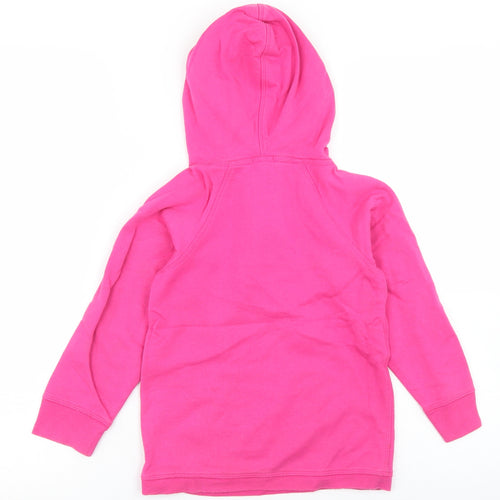 Gap Girls Pink  Polyester Pullover Hoodie Size 5 Years