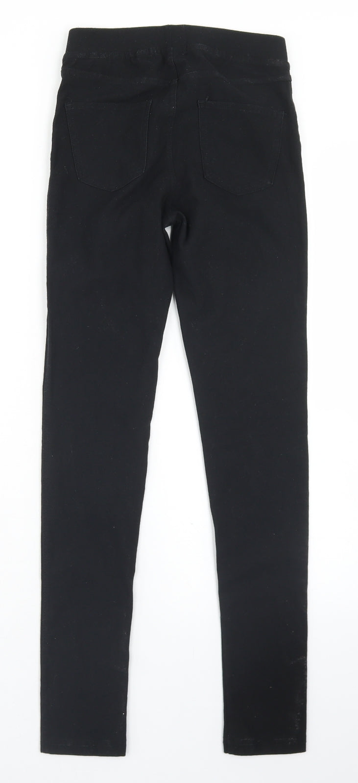 H&M Girls Black  Cotton Jegging Jeans Size 11-12 Years  Regular
