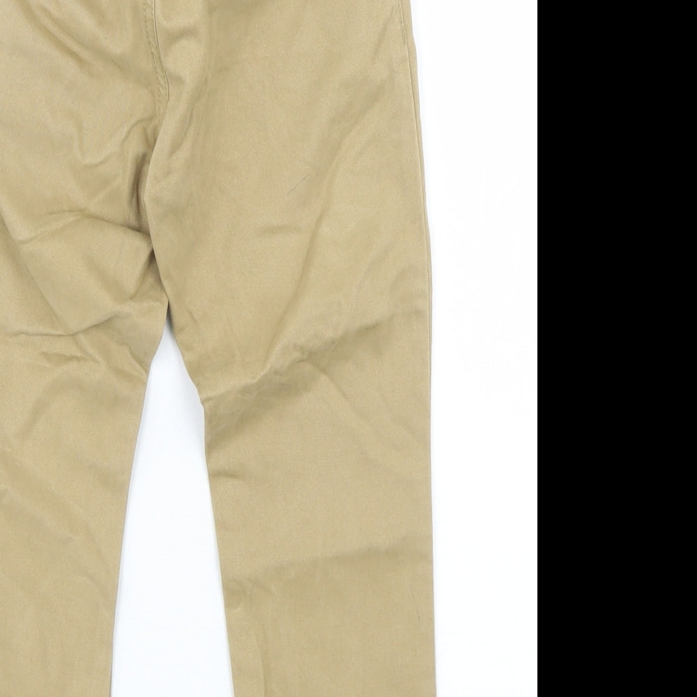 NEXT Boys Beige  Cotton Chino Trousers Size 5 Years  Regular Button