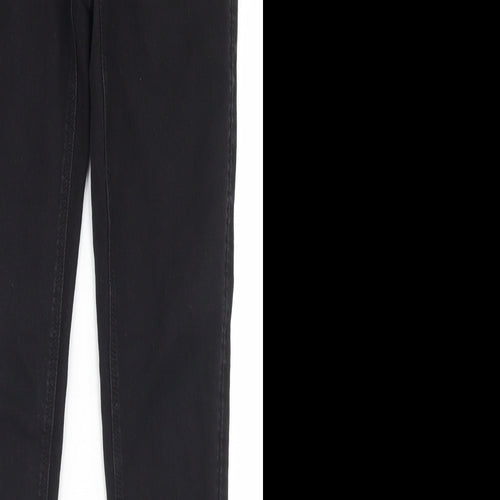 Studio Girls Black  Cotton Skinny Jeans Size 13-14 Years  Regular Button