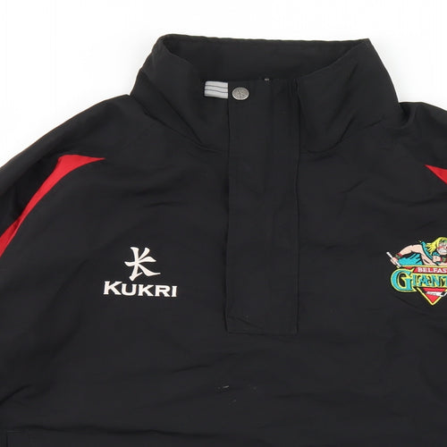 Kukri Mens Black   Windbreaker Jacket Size XS  Zip - Belfast Giants