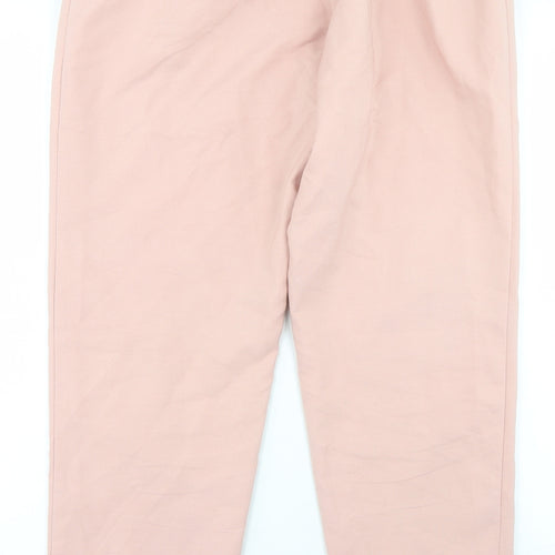Lexie & Lola Womens Pink  Polyester Trousers  Size 12 L26 in Regular