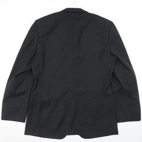 Linea Mens Black  Polyester Jacket Blazer Size 42