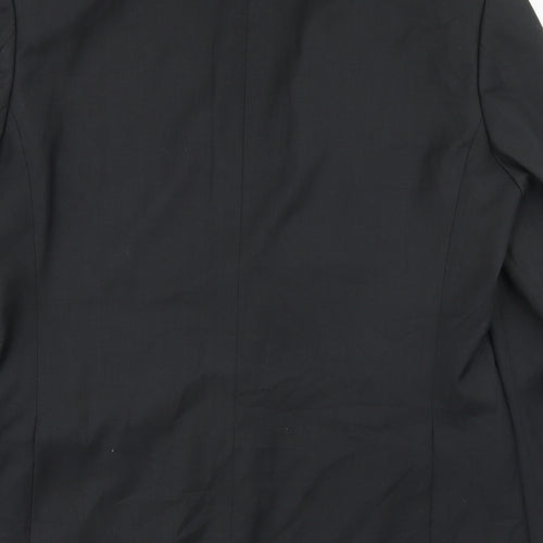 Linea Mens Black  Polyester Jacket Blazer Size 42