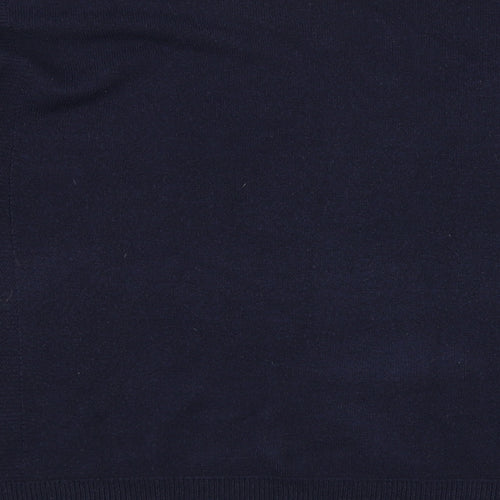 NEXT Womens Blue Round Neck  Acrylic Pullover Jumper Size 12