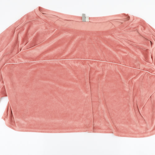 ASOS Womens Pink  Polyester Pullover Sweatshirt Size 28  Pullover