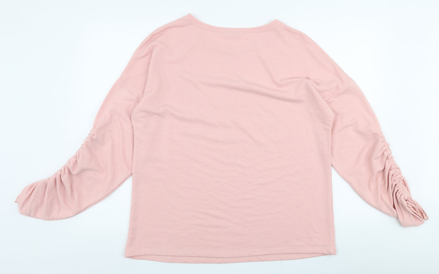 Red Herring Womens Pink  Polyester Pullover Sweatshirt Size L  Pullover