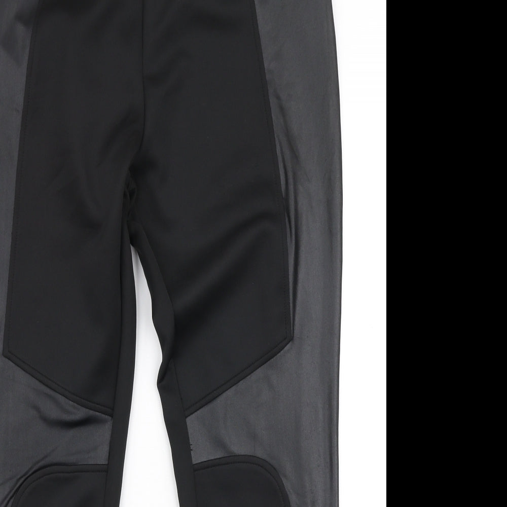 Stella Womens Black  Polyester Dress Pants Trousers Size 16 L28 in Regular