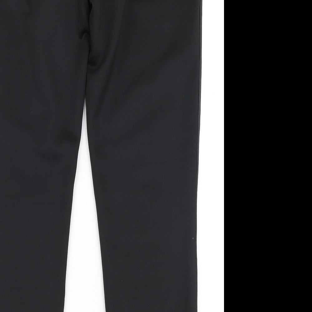 Stella Womens Black  Polyester Dress Pants Trousers Size 16 L28 in Regular