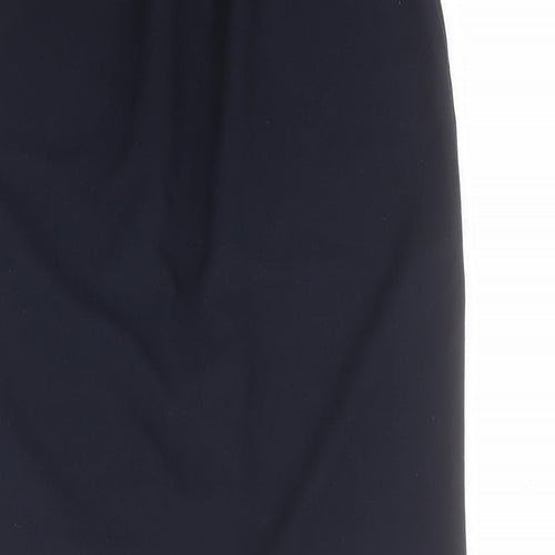 Habella Womens Blue  Polyester Straight & Pencil Skirt Size 12