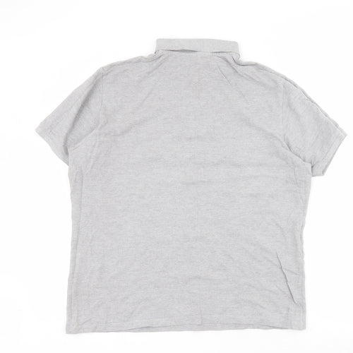 Primark Womens Grey  Cotton Basic Polo Size XL Collared