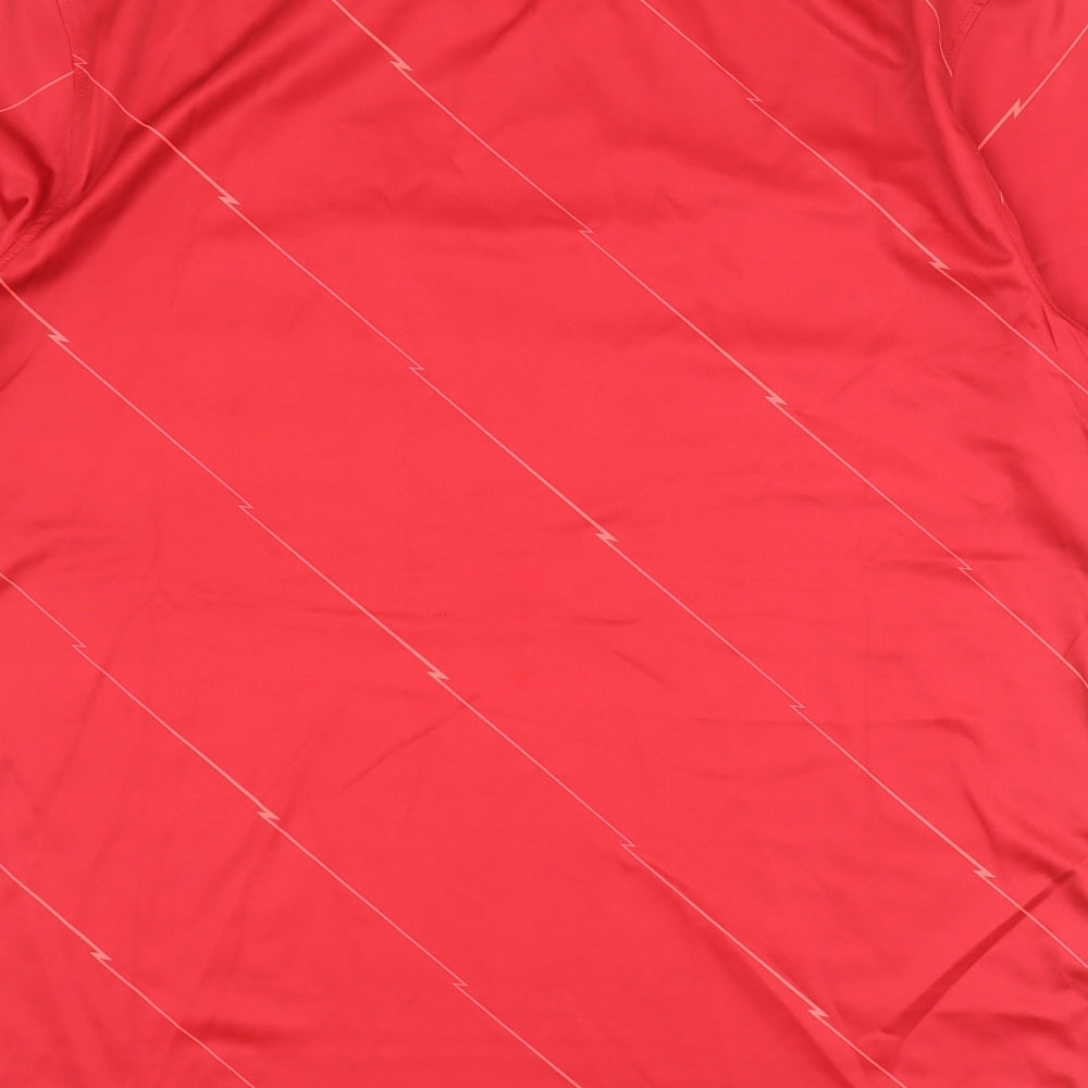Nike Mens Red  Polyester  T-Shirt Size 2XL Round Neck  - Liverpool FC