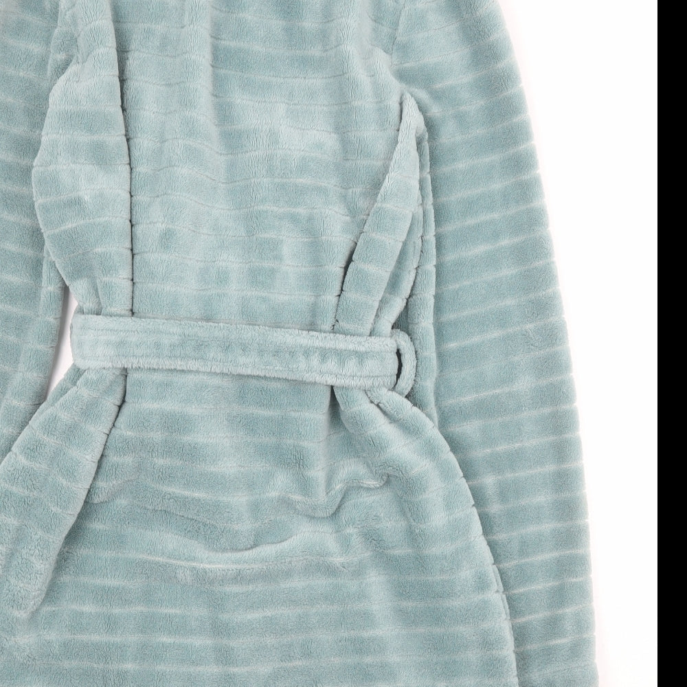 Womens Secret Womens Green Solid Polyester Top Gown Size M  Tie