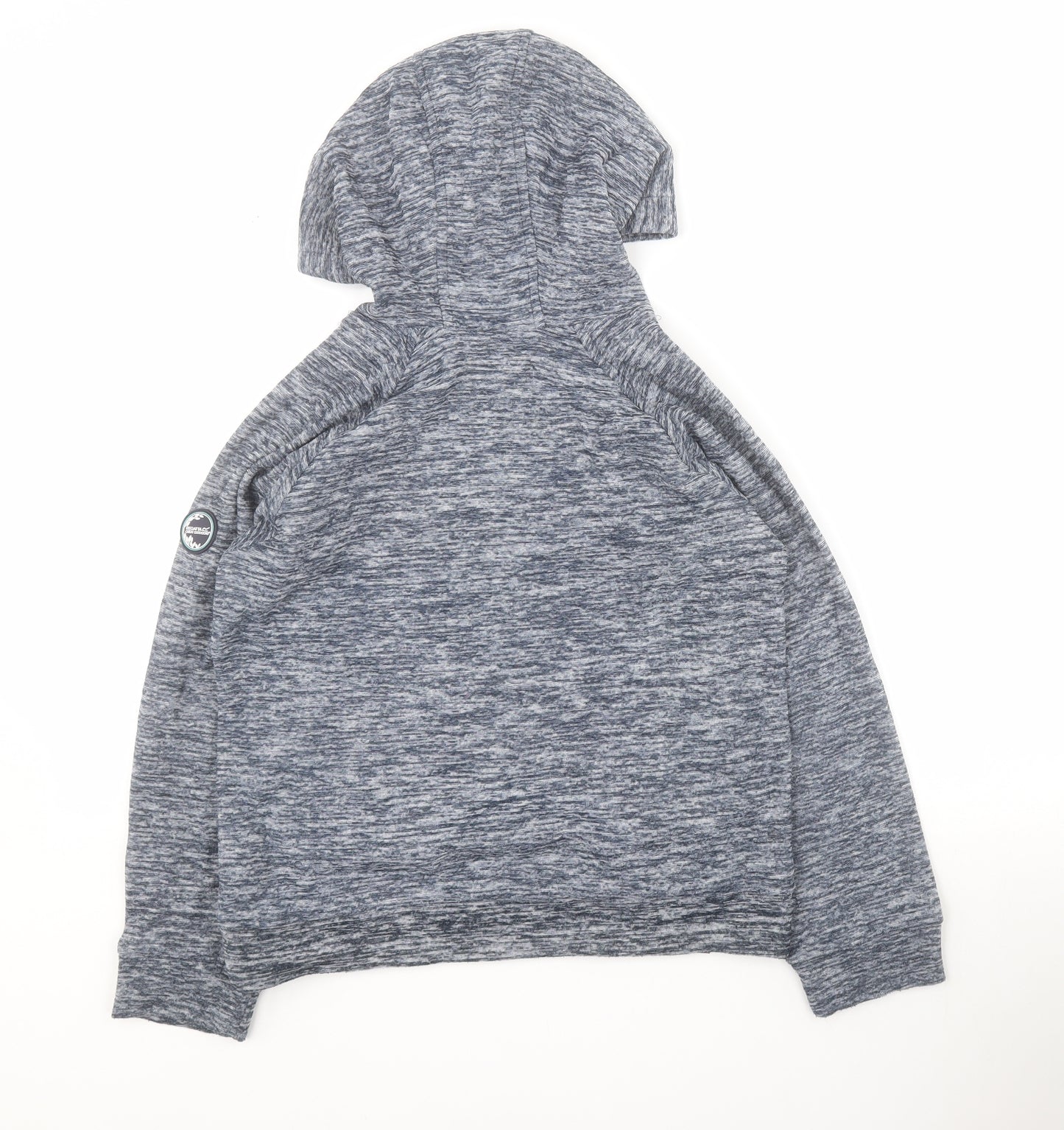 Regatta Girls Grey  100% Polyester Pullover Hoodie Size 11-12 Years  Pullover