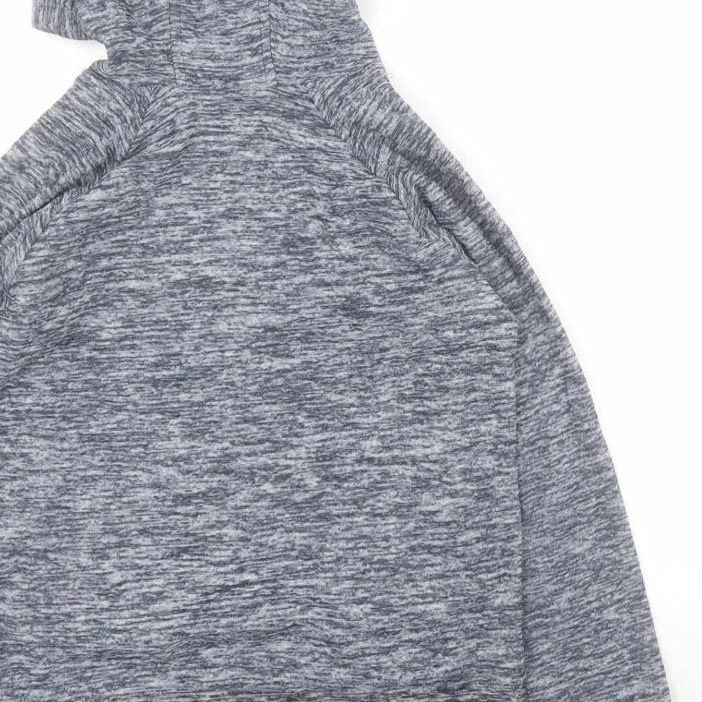 Regatta Girls Grey  100% Polyester Pullover Hoodie Size 11-12 Years  Pullover