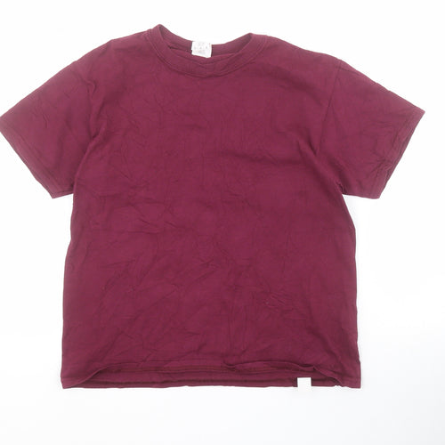 Gildan Boys Red  Cotton Pullover T-Shirt Size M Crew Neck Pullover - Harry Potter