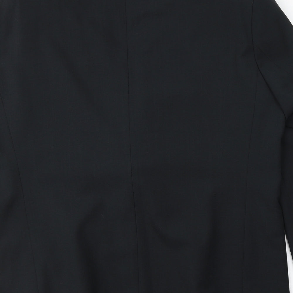 West Brook Mens Black  Polyester Jacket Suit Jacket Size XL