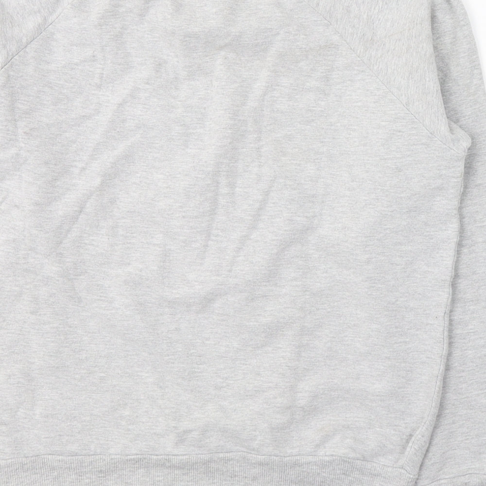 Dorothy Perkins Womens Grey  Cotton Jersey T-Shirt Size M Round Neck - Fox
