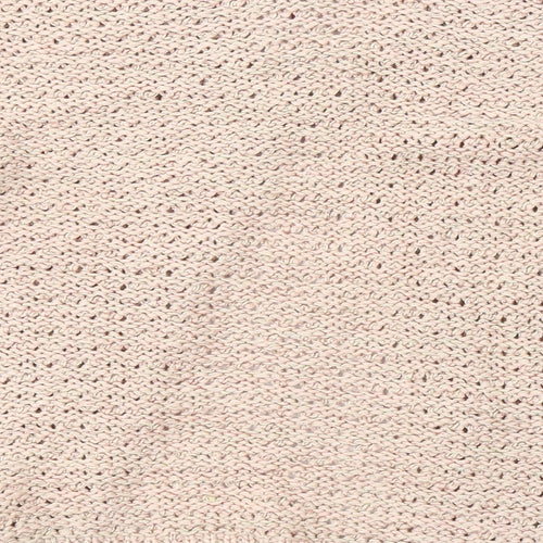 George Womens Pink Round Neck  Acrylic Cape Jumper Size 10