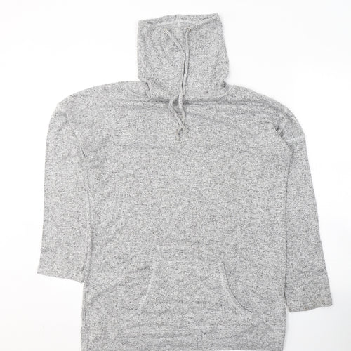 Marks and Spencer Womens Grey  Viscose Pullover Sweatshirt Size 12  Pullover