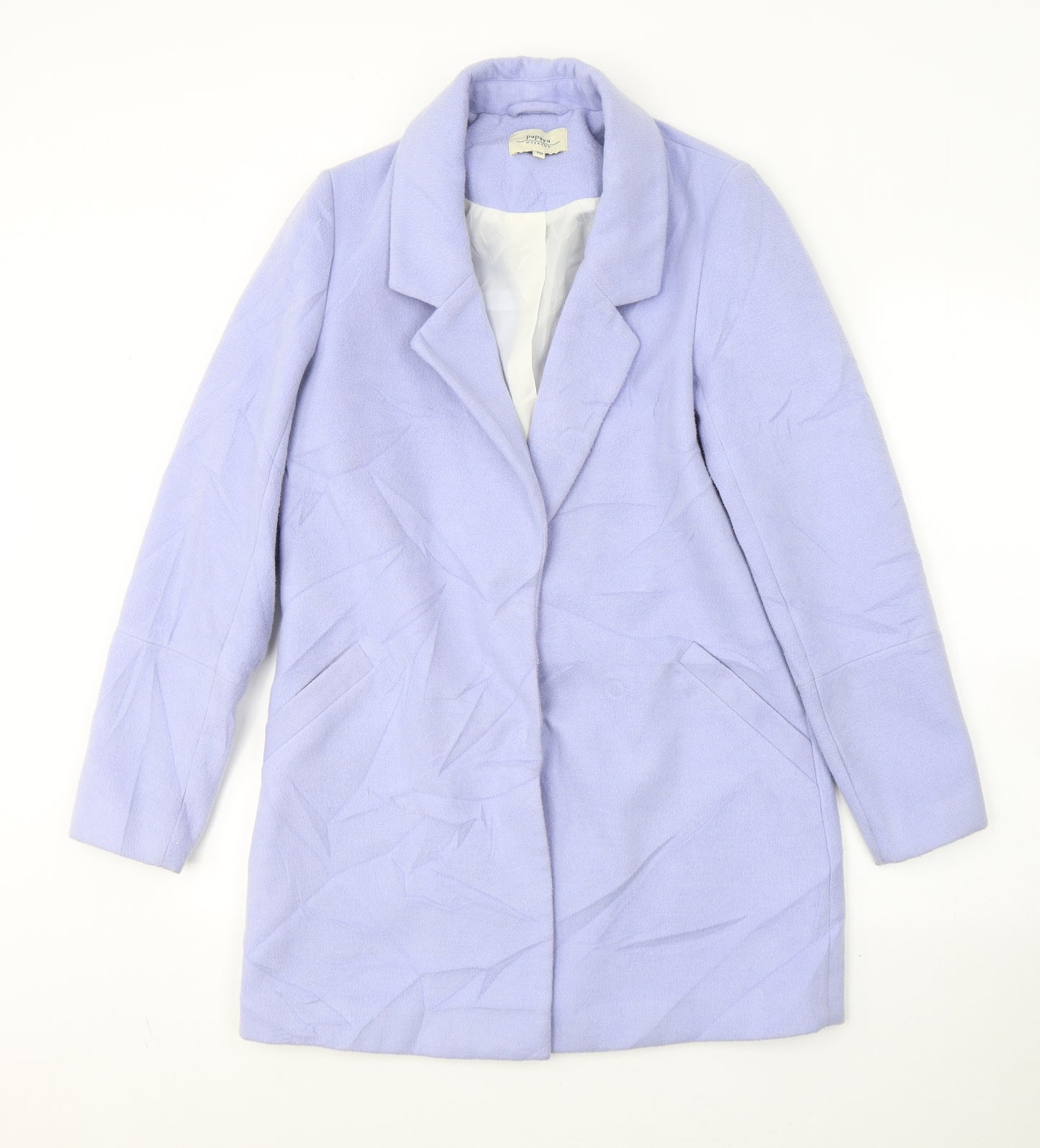 Papaya Womens Purple   Pea Coat Coat Size 10  Button
